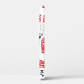 Folkzweedse paardenflorale naadloos patroon. Case-Mate iPhone case (Achterkant / Links)