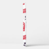 Folkzweedse paardenflorale naadloos patroon. Case-Mate iPhone case (Achterkant / Rechts)