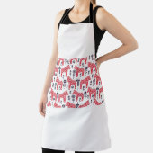 Folkzweedse paardenflorale naadloos patroon. schort (Insitu)