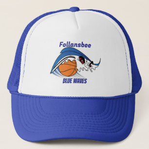 Follansbee Blue Waves Basketbal Trucker Pet