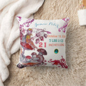 FOLLET OF MUSHROOMS JONGEN BABY SHOWER Baby Status Kussen (Deken)