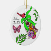 Folliculair lymfoom klobon keramisch ornament (Rechts)