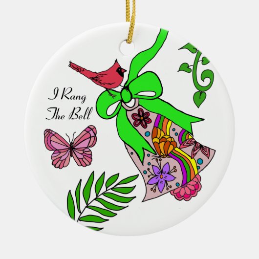 Folliculair lymfoom klobon keramisch ornament (Voorkant)