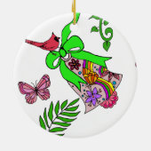 Folliculair lymfoom klobon keramisch ornament (Achterkant)