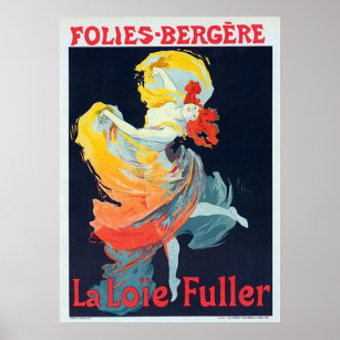  Follies Bergeré Jules Chéret Danser Girl Poster
