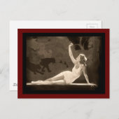 Follies Swimsuit Girl Briefkaart (Voorkant / Achterkant)