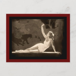 Follies Swimsuit Girl Briefkaart