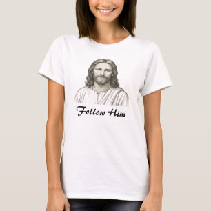Follow Him™ LDS Dames, Diverse stoffen, kleuren, T-shirt