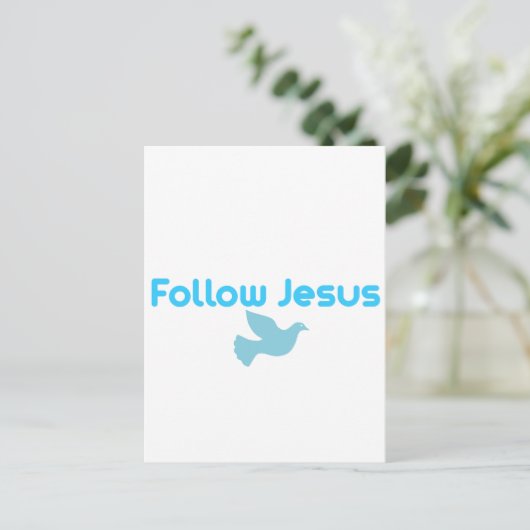 FOLLOW JESUS BRIEFKAART (Staand voorkant)