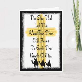 Follow That Star Feestdagen Kaart
