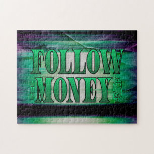 Follow the Money - Grunge   Legpuzzel