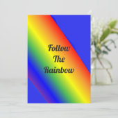 Follow the Rainbow Versatile Kaart (Staand voorkant)