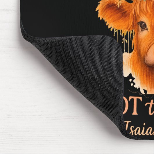 Follow The Word Not Herd Christian Highland Cow De Muismat (Hoek)