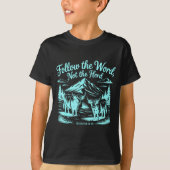 Follow The Word Not The Herd Christian Religion Hi T-shirt (Voorkant)
