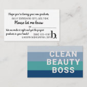 Follow-up Visitekaartje (Voorkant / Achterkant)