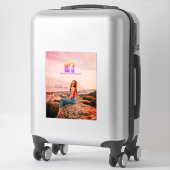 follow us facebook username social media photo  sticker (Koffer)