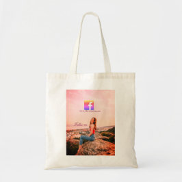 follow us facebook username social media photo  tote bag