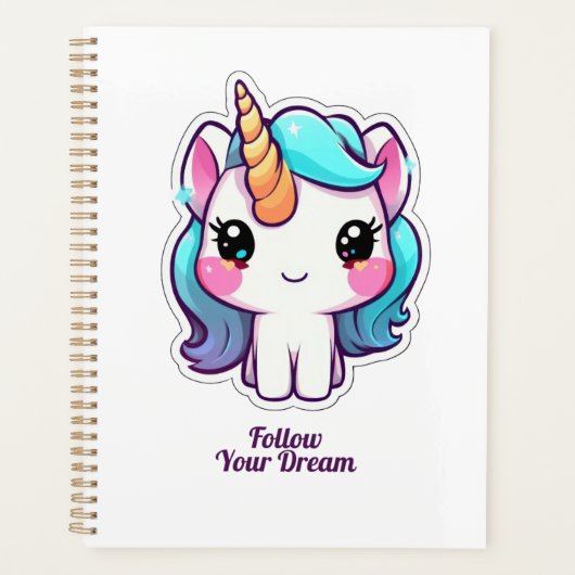 Follow Your Dream – Personalized Planner | Custom  (Voorkant)