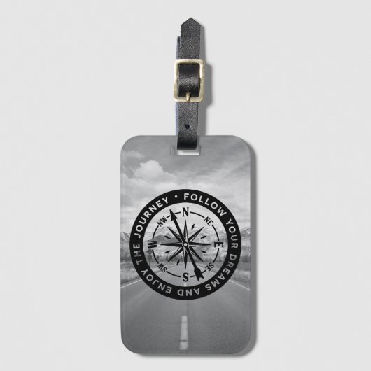 Follow Your Dreams Bagagelabel (Voorkant (verticaal))