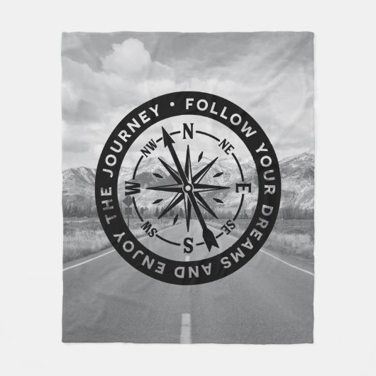 Follow Your Dreams Fleece Deken (Voorkant)