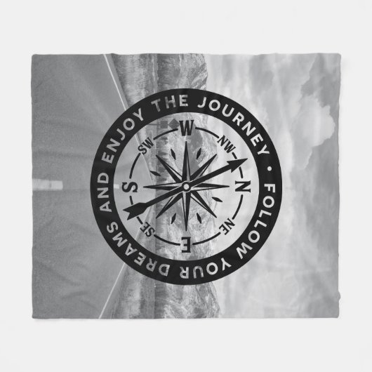 Follow Your Dreams Fleece Deken (Voorkant (Horizontaal))