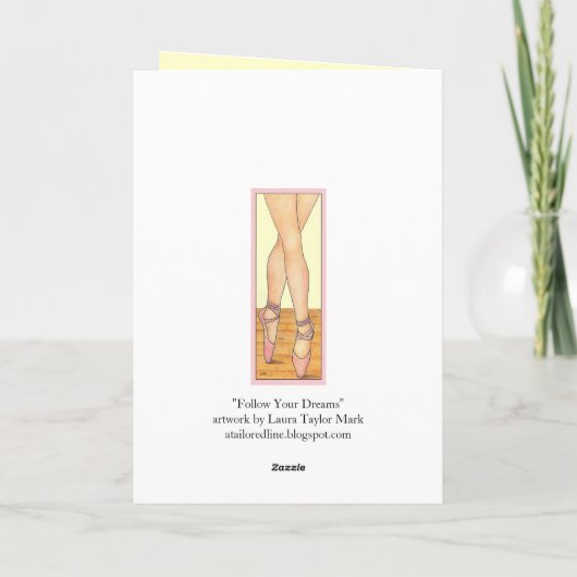 Follow Your Dreams Kaart (Achterkant)