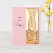 Follow Your Dreams Kaart (Gele Bloem)