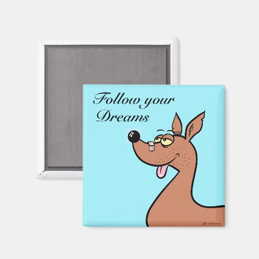 Follow Your Dreams Magneet (Voorkant / Achterkant)