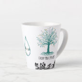 follow your dreams mugs latte mok (Rechterhoek)