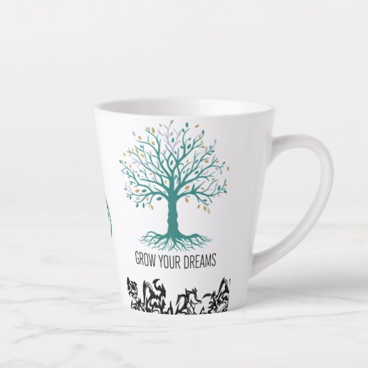 follow your dreams mugs latte mok (Rechts)