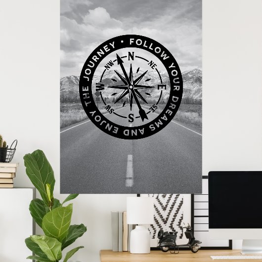 Follow Your Dreams Poster (Thuiskantoor)