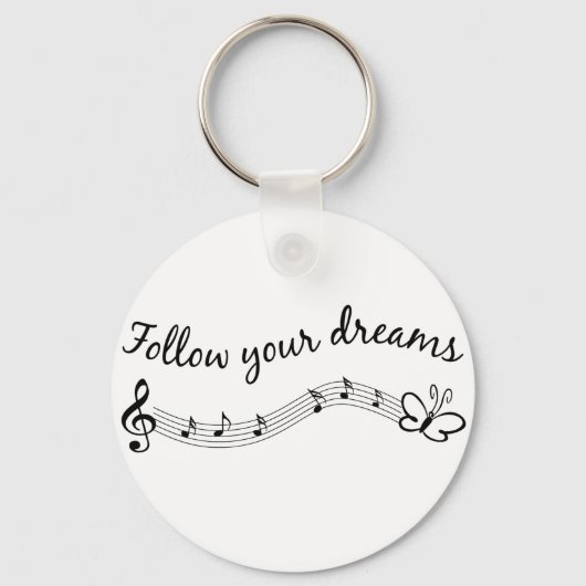 Follow Your Dreams Sleutelhanger (Voorkant)