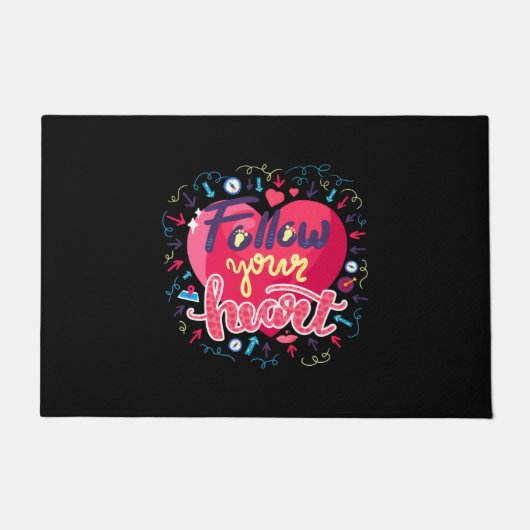 Follow Your Heart Deurmat (Voorkant)