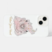 Follow Your Heart iPhone Case - Celestial Sacred iPhone Hoesje (Achterkant horizontaal)