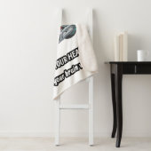 Follow your heart take your brain sherpa deken (In situ)