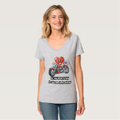 Follow your heart take your brain t-shirt (Voorkant volledig)