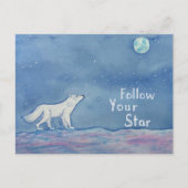 Follow Your Star Celestial Postcard Briefkaart (Voorkant)