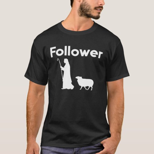 Followers of Jesus Christ parable of the lost shee T-shirt (Voorkant)