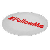 "#FollowMe" Cute Design. Bestel nu Snijplank (Hoek)