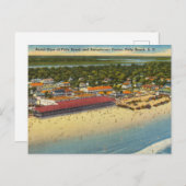 Folly Beach and Amusement Park, South Carolina Briefkaart (Voorkant / Achterkant)