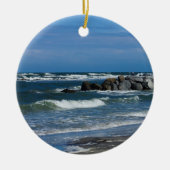Folly Beach Atlantic Keramisch Ornament (Voorkant)