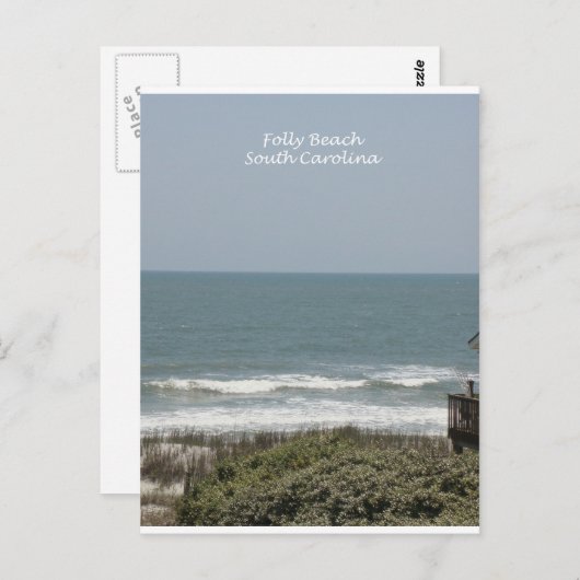 Folly Beach Briefkaart (Voorkant / Achterkant)