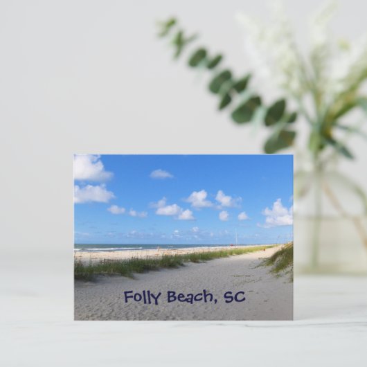 Folly Beach Briefkaart (Staand voorkant)