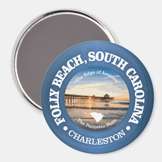 Folly Beach (C) Magneet (Voorkant / Achterkant)