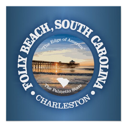 Folly Beach (C) Perfect Poster (Voorkant)