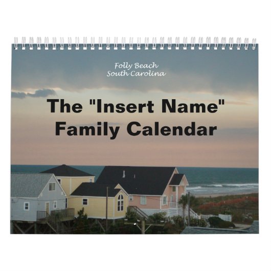 Folly Beach Calendar Kalender (Hoes)