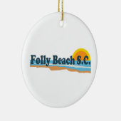 Folly Beach. Keramisch Ornament (Rechts)