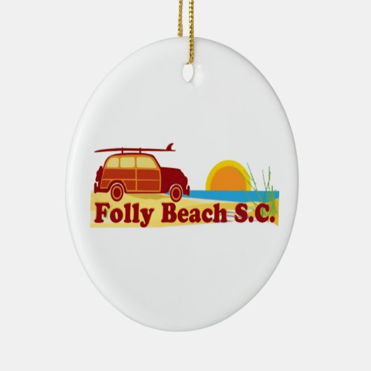 Folly Beach. Keramisch Ornament (Rechts)
