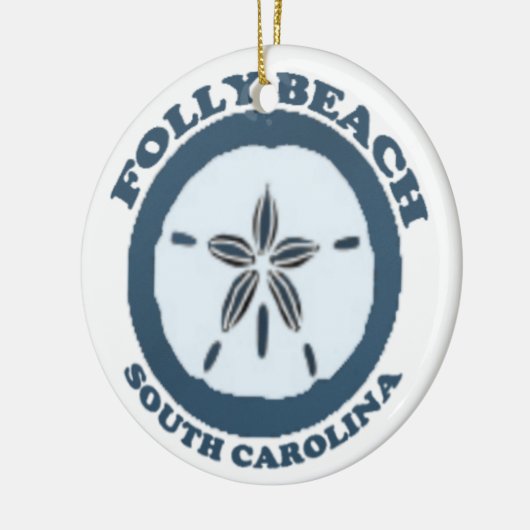 Folly Beach. Keramisch Ornament (Links)