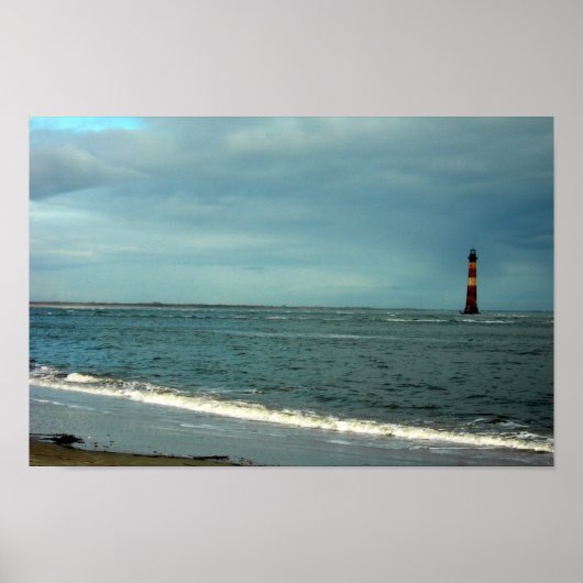 Folly Beach Lighthouse Poster (Voorkant)